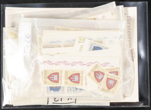 962 | Liechtenstein. Sets and stamps stock
