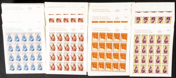 974 | Liechtenstein. Sets and stamps stock