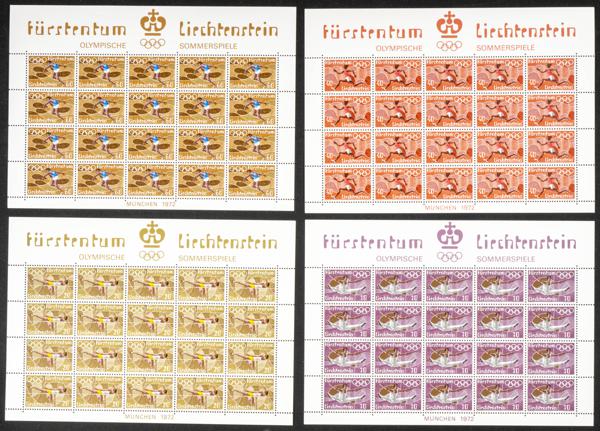 979 | Liechtenstein. Sets and stamps stock