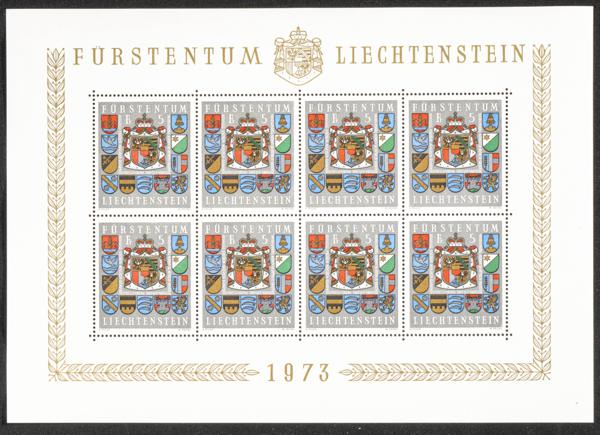 981 | Liechtenstein. Sets and stamps stock