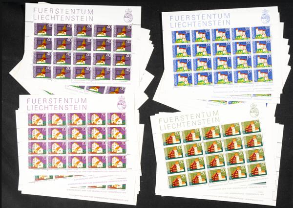 984 | Liechtenstein. Sets and stamps stock
