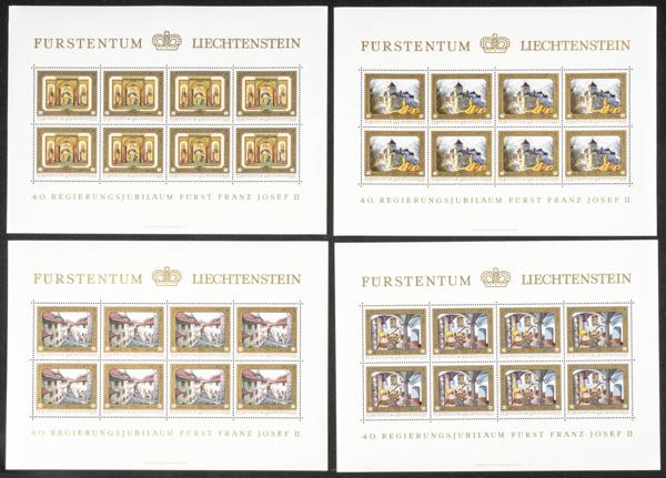 991 | Liechtenstein. Sets and stamps stock