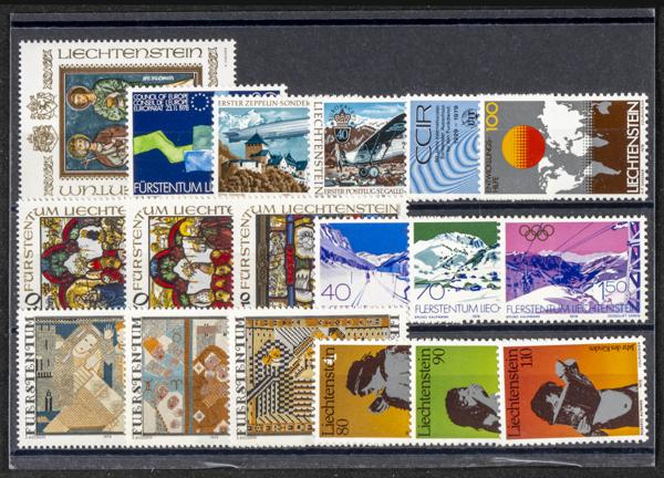 995 | Liechtenstein. Stock de Series y Sellos