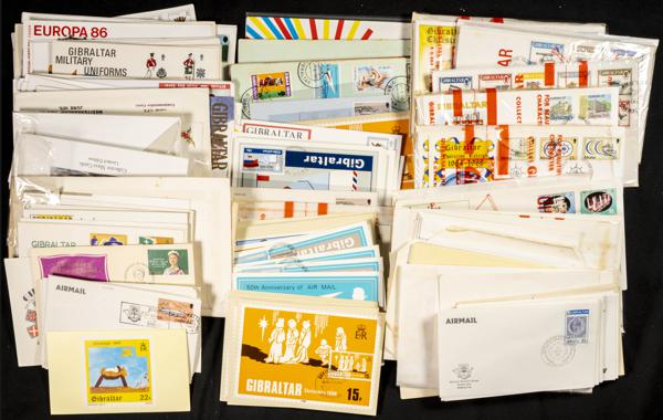 737 | Gibraltar. Lots and Collections