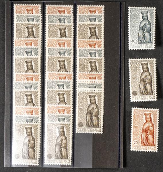 779 | Liechtenstein. Sets and stamps stock