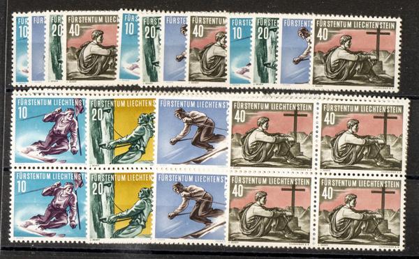780 | Liechtenstein. Sets and stamps stock