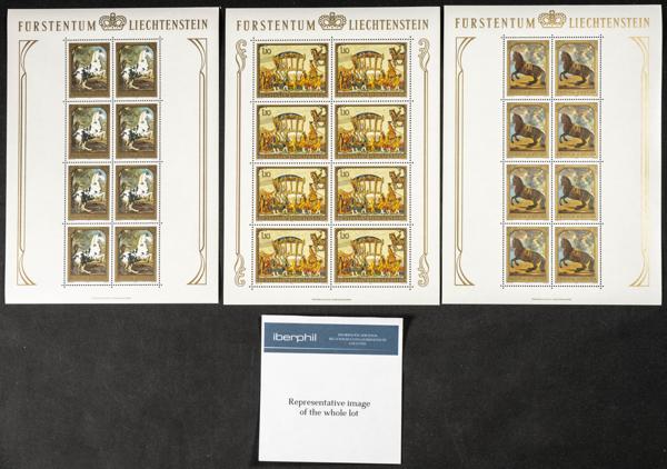 815 | Liechtenstein. Sets and stamps stock