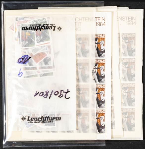 831 | Liechtenstein. Sets and stamps stock