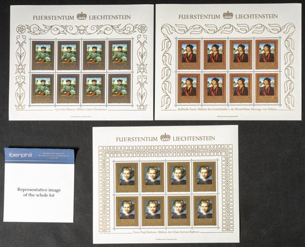 834 | Liechtenstein. Sets and stamps stock
