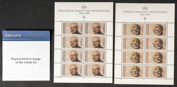 840 | Liechtenstein. Sets and stamps stock