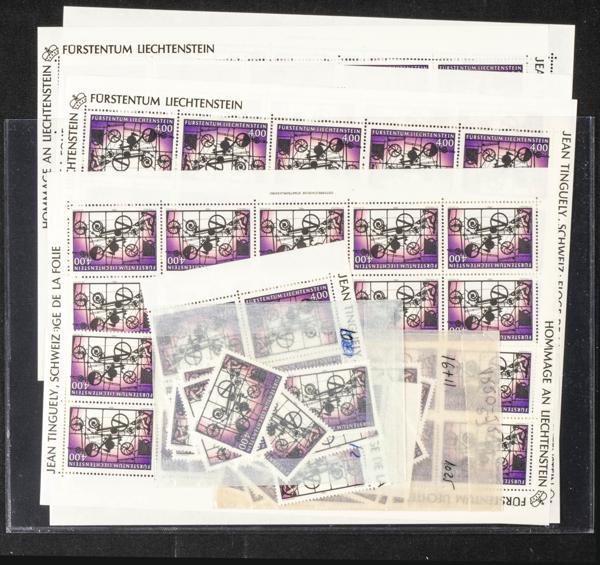 841 | Liechtenstein. Sets and stamps stock