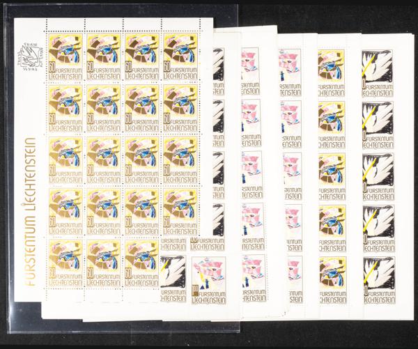 843 | Liechtenstein. Sets and stamps stock