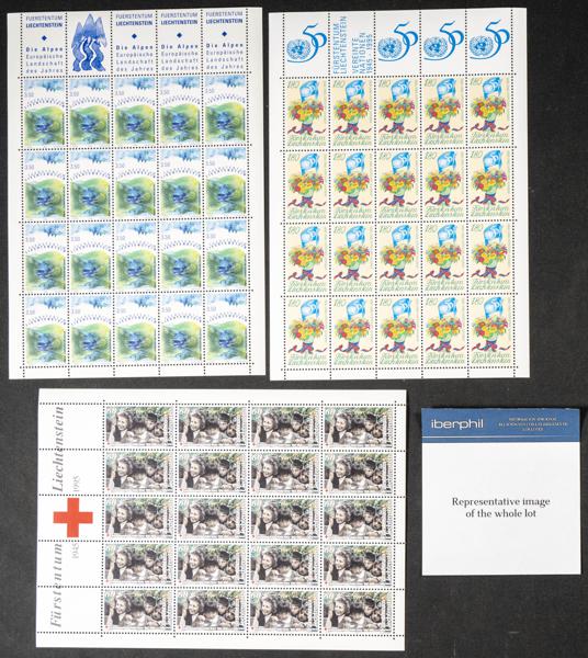 844 | Liechtenstein. Sets and stamps stock