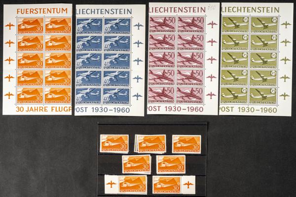 847 | Liechtenstein. Sets and stamps stock