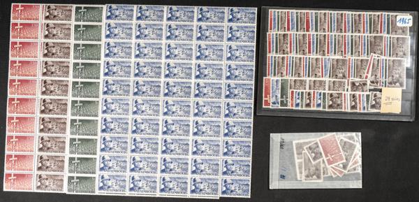 866 | Luxembourg. Sets and stamps stock