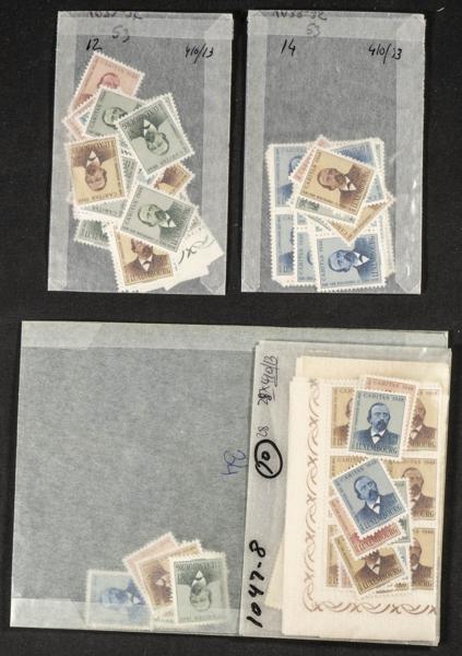 868 | Luxembourg. Sets and stamps stock