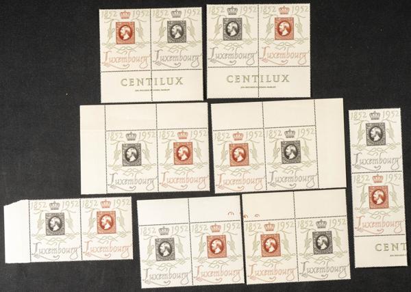 871 | Luxembourg. Sets and stamps stock