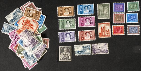 872 | Luxembourg. Sets and stamps stock
