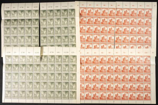 876 | Luxembourg. Sets and stamps stock