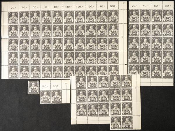 877 | Luxembourg. Sets and stamps stock