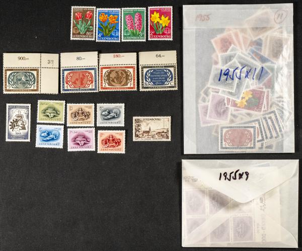881 | Luxembourg. Sets and stamps stock