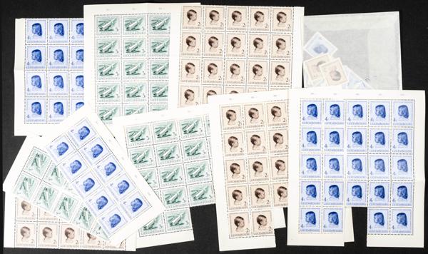 891 | Luxembourg. Sets and stamps stock