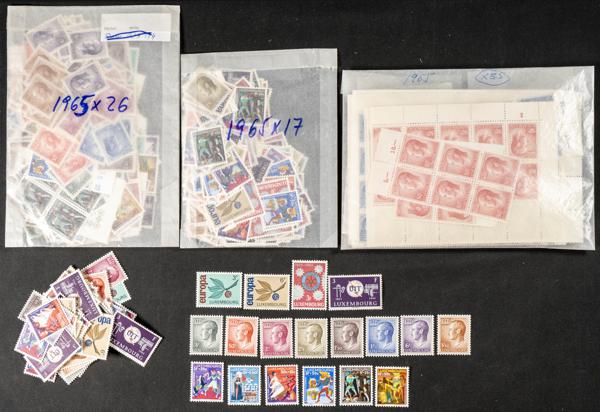 905 | Luxembourg. Sets and stamps stock