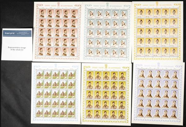 909 | Luxembourg. Sets and stamps stock