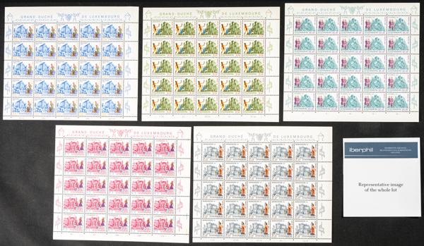 913 | Luxembourg. Sets and stamps stock