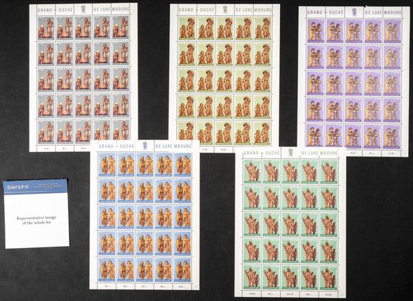 916 | Luxembourg. Sets and stamps stock