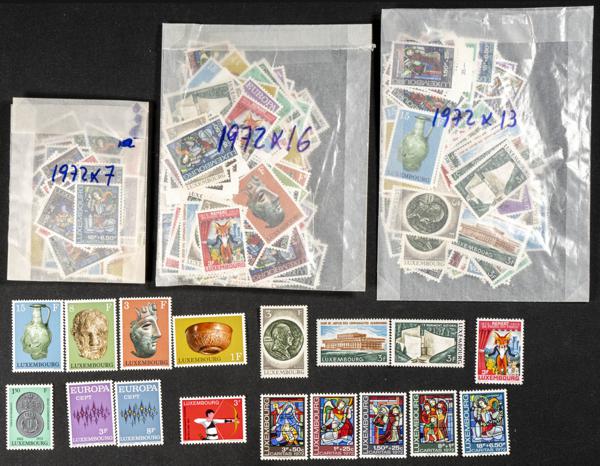 917 | Luxembourg. Sets and stamps stock