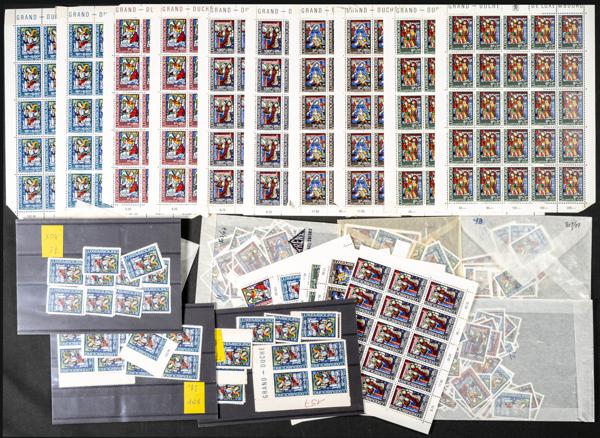 918 | Luxembourg. Sets and stamps stock