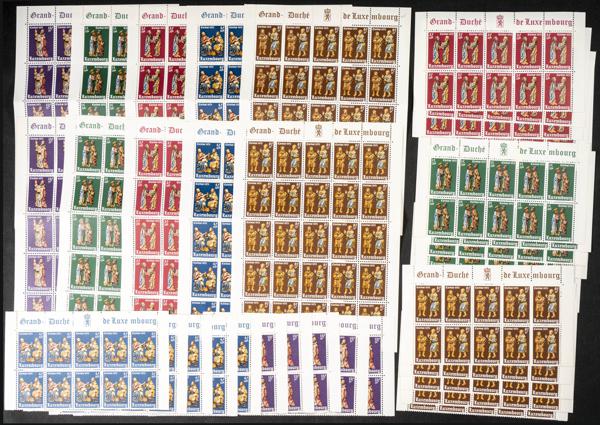 920 | Luxembourg. Sets and stamps stock