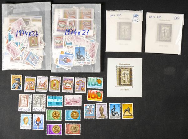 921 | Luxembourg. Sets and stamps stock