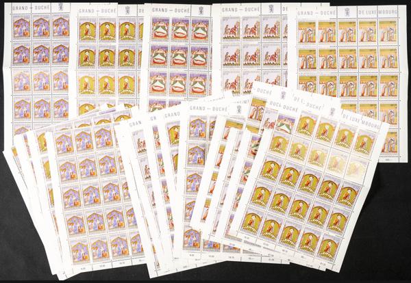922 | Luxembourg. Sets and stamps stock