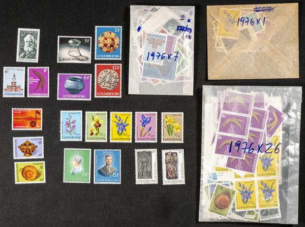 925 | Luxembourg. Sets and stamps stock