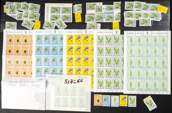 928 | Luxembourg. Sets and stamps stock
