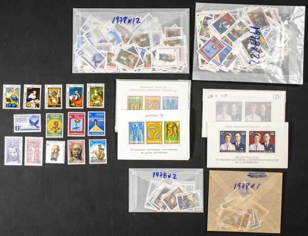 929 | Luxembourg. Sets and stamps stock