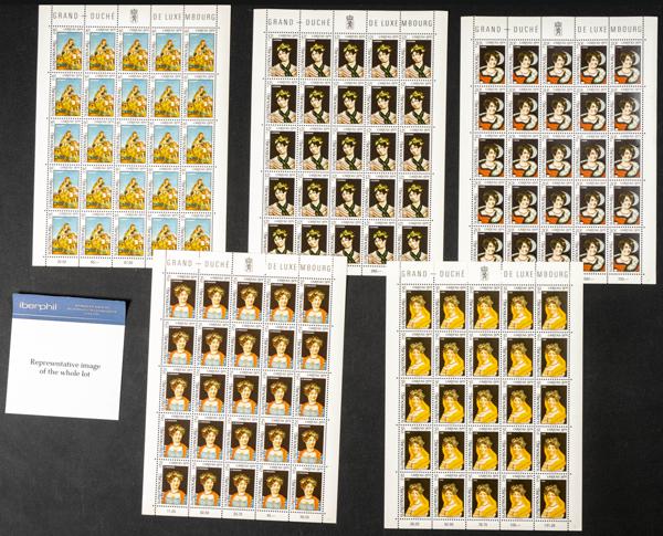 932 | Luxembourg. Sets and stamps stock