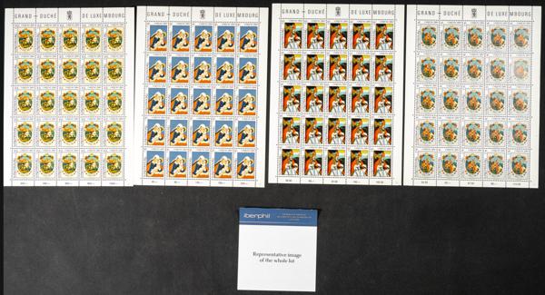 934 | Luxembourg. Sets and stamps stock