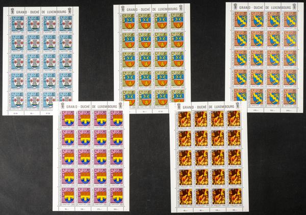 936 | Luxembourg. Sets and stamps stock