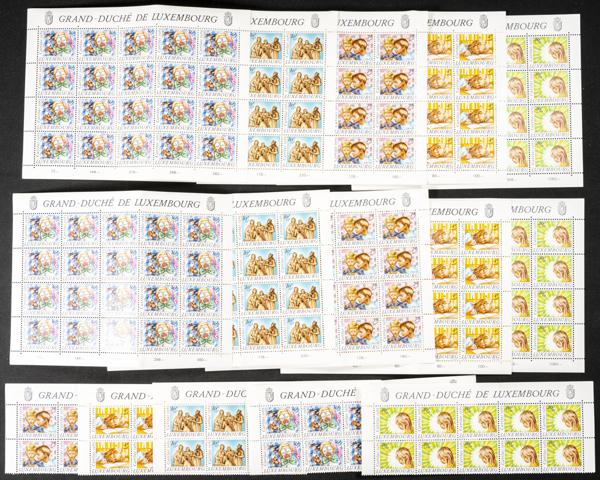 944 | Luxembourg. Sets and stamps stock