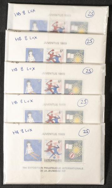 959 | Luxembourg. Sets and stamps stock