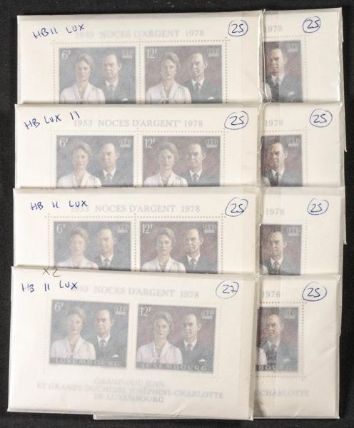 960 | Luxembourg. Sets and stamps stock