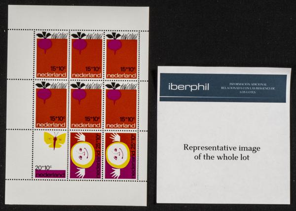 987 | Netherlands. Sets and stamps stock