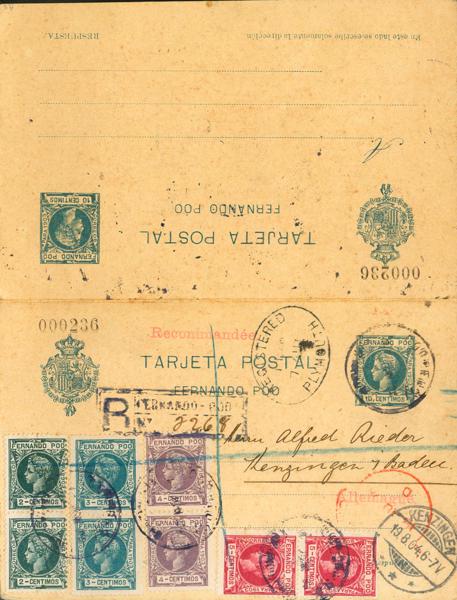1515 | Fernando Poo. Postal Stationery