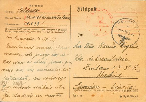 928 | II Guerra Mundial. División Azul