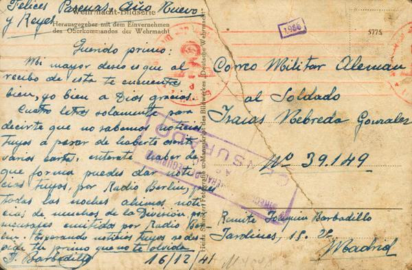 957 | II Guerra Mundial. División Azul