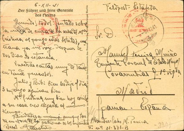 958 | II Guerra Mundial. División Azul