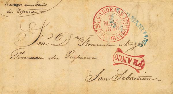 1187 | Cuba. Prephilately